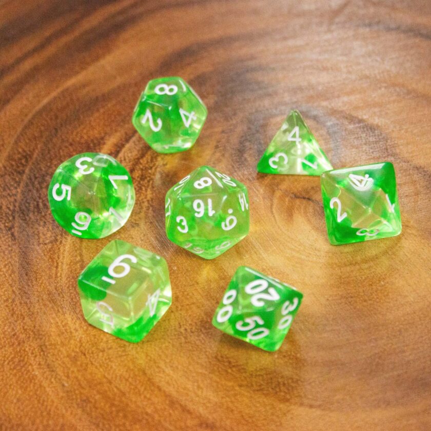 Green Swish Dice - Image 8