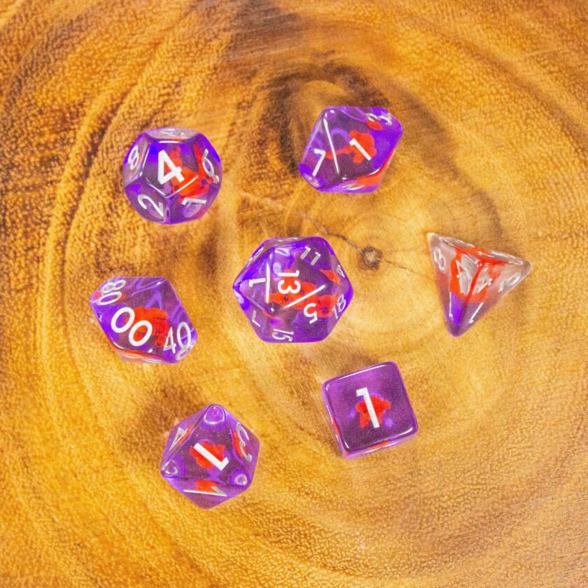 Red Bear Dice Set - Image 10