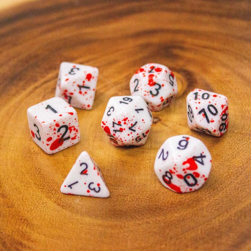 Red Splatter Red Dice - Image 4