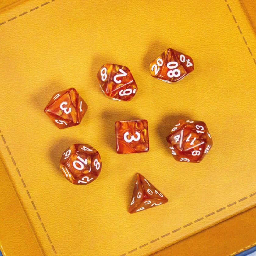 Pearl Brown Dice - Image 7