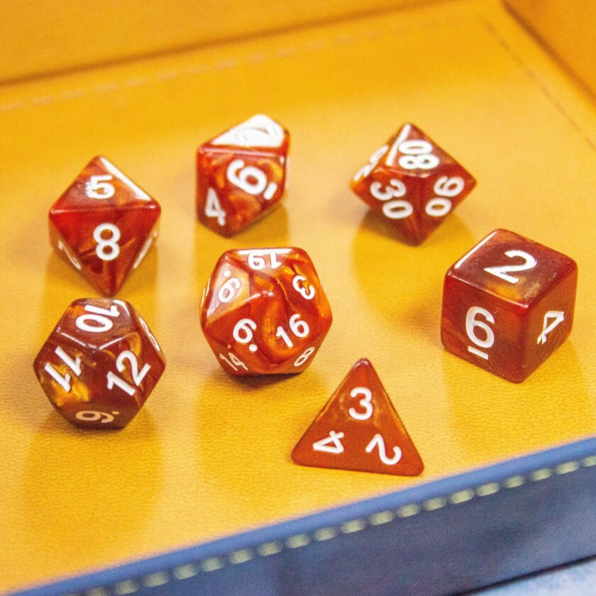 Pearl Brown Dice - Image 5