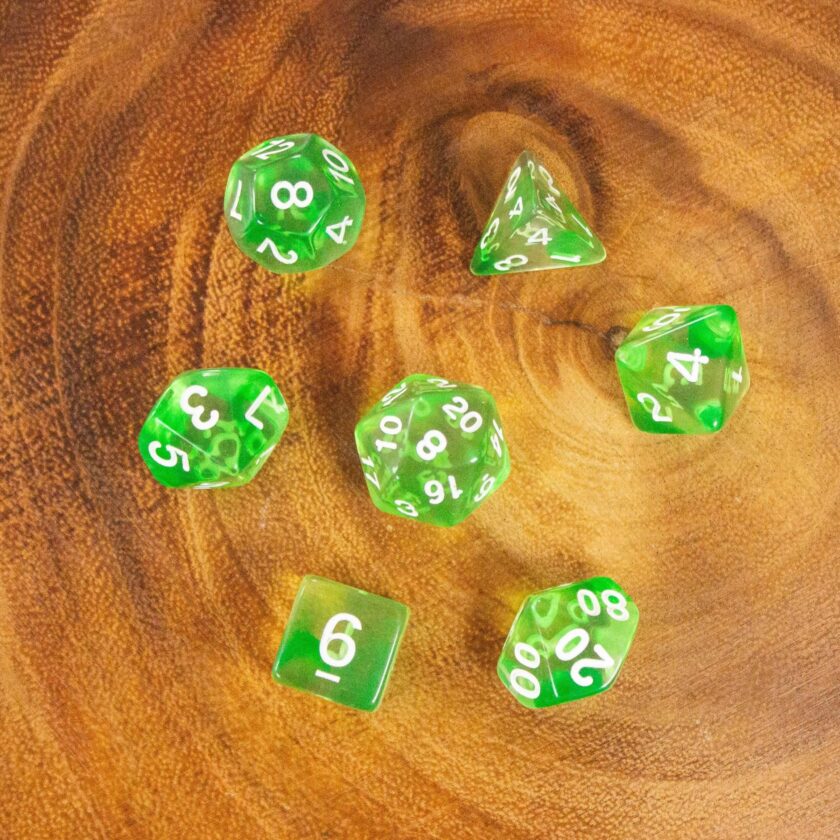 Green Swish Dice - Image 7