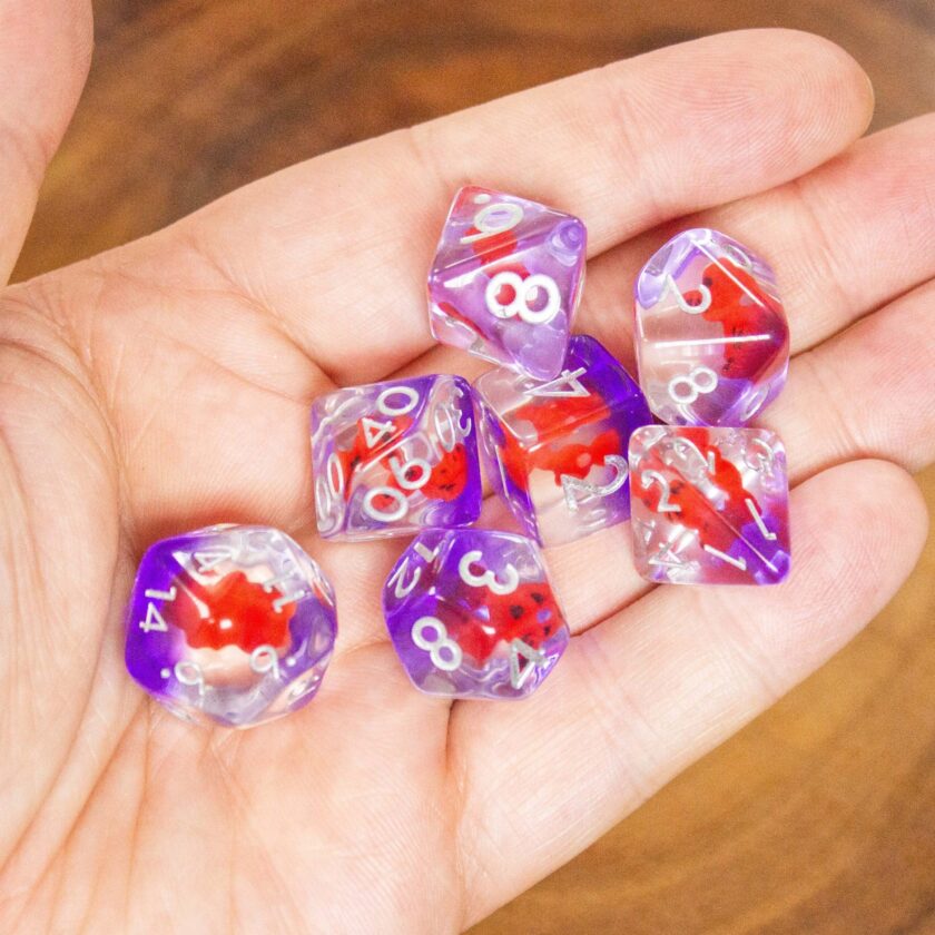 Red Bear Dice Set - Image 4