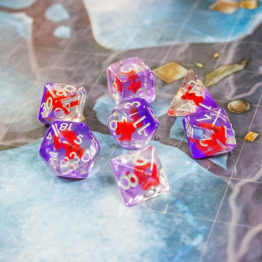 Red Bear Dice Set - Image 5