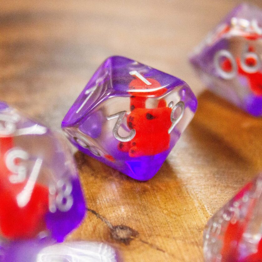 Red Bear Dice Set - Image 8