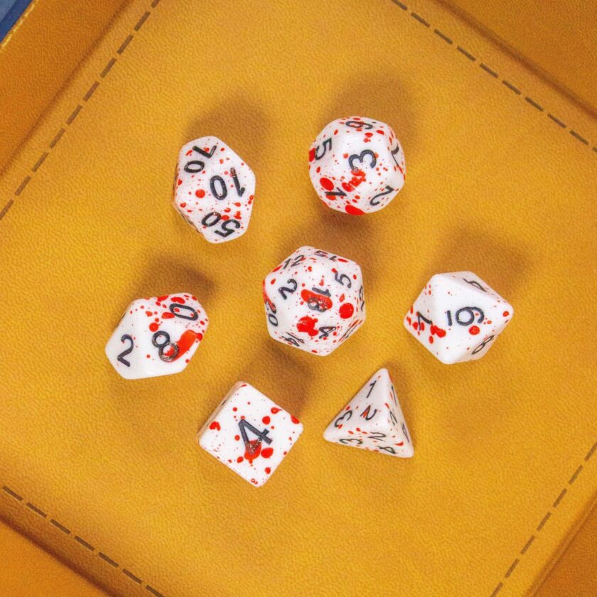 Red Splatter Red Dice - Image 7