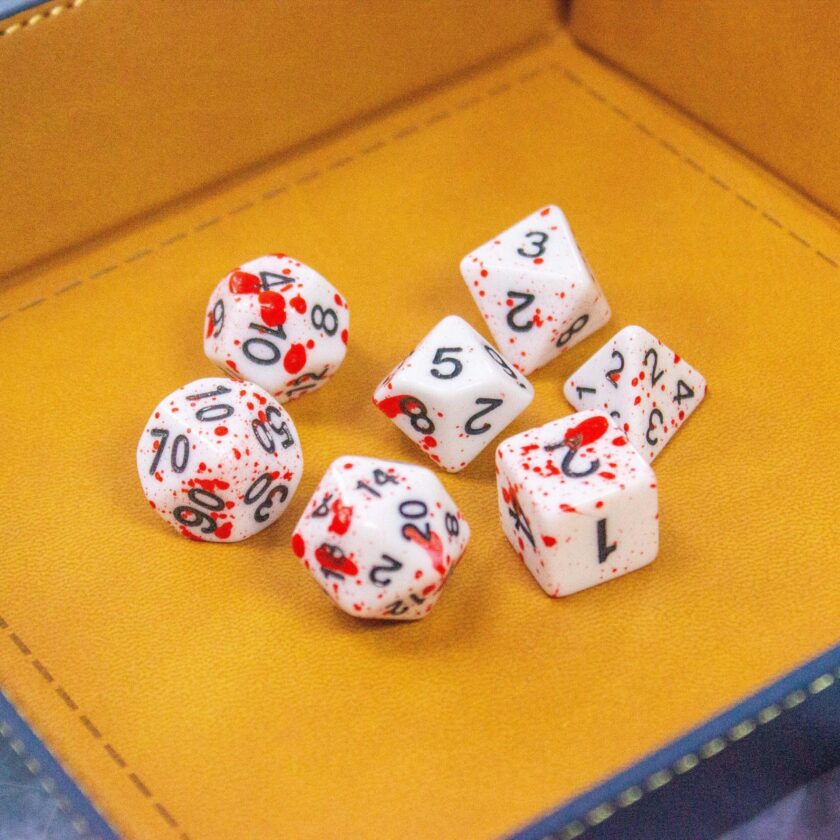 Red Splatter Red Dice - Image 8