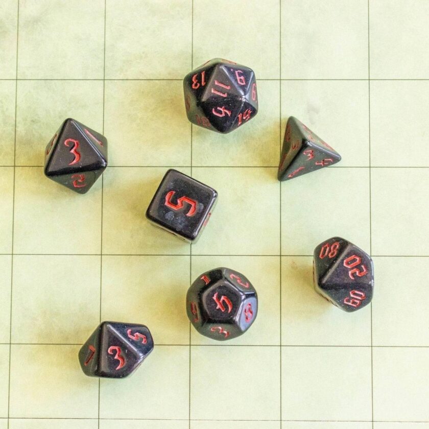 Witch dice red and black - Image 2