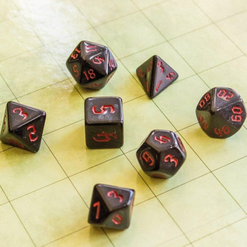 Witch dice red and black - Image 3