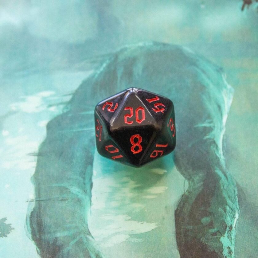 Witch dice red and black - Image 4