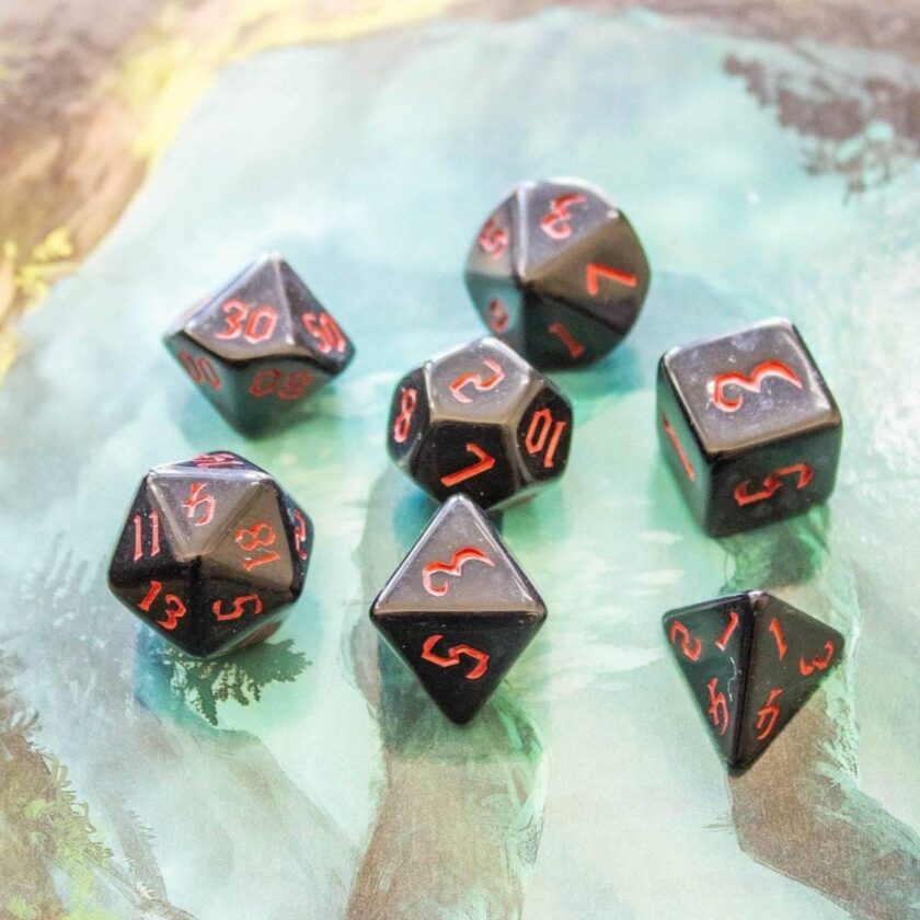 Witch dice red and black - Image 5