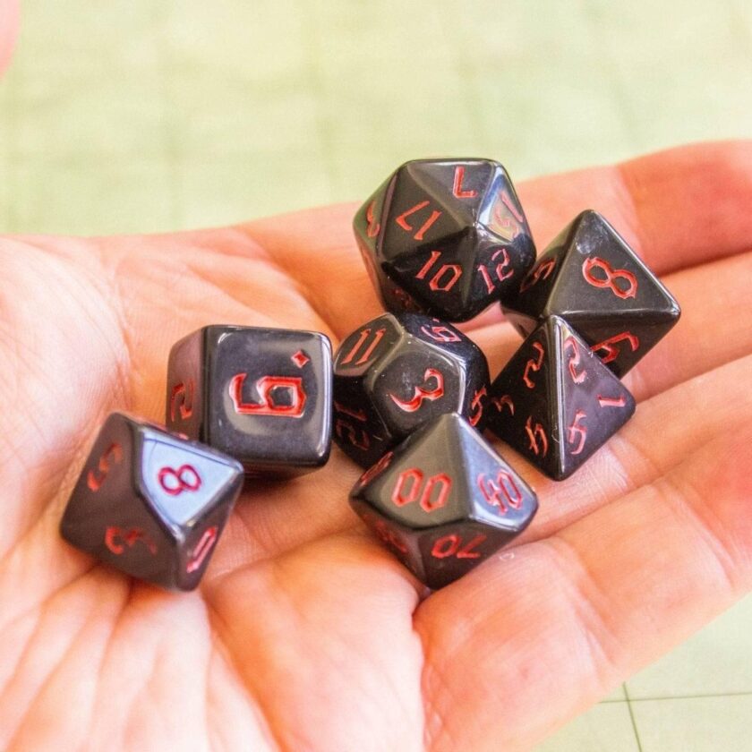 Witch dice red and black - Image 7