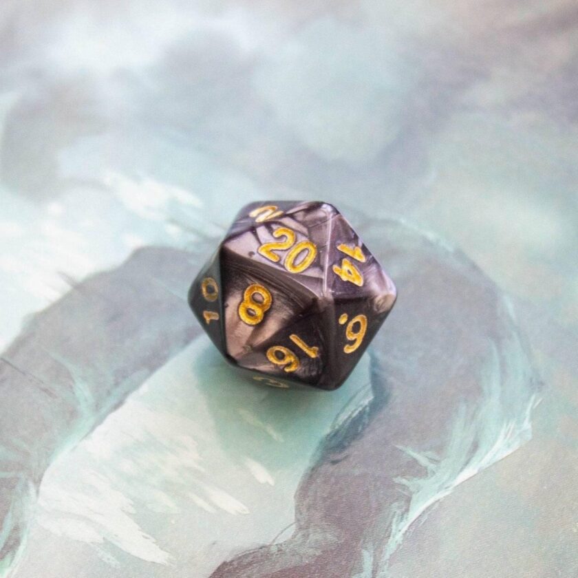 Pearl Black Dice Set - Image 2