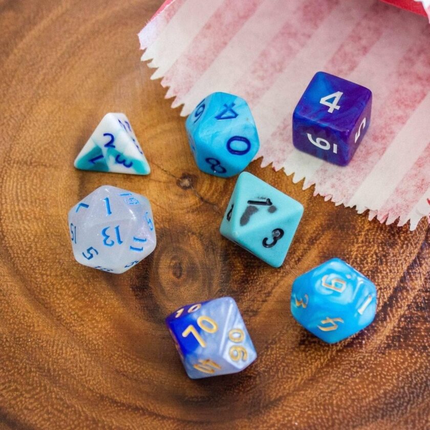 Blue Dice Set - Image 2