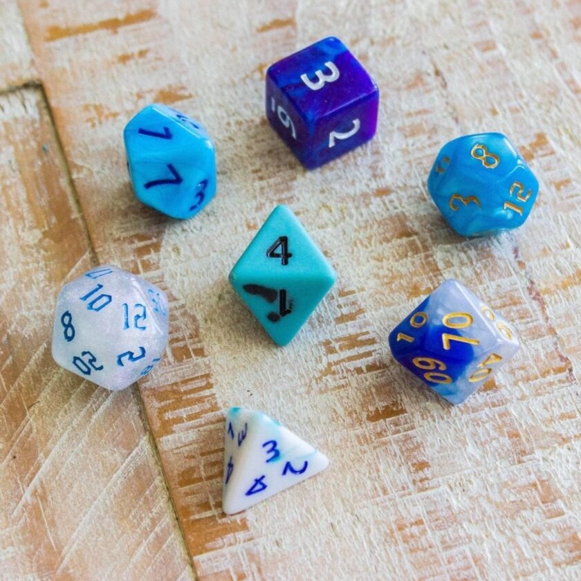 Blue Dice Set - Image 3