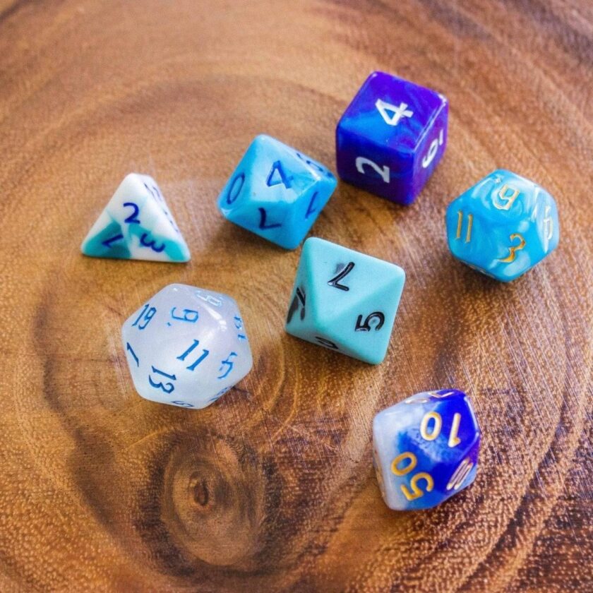 Blue Dice Set - Image 5