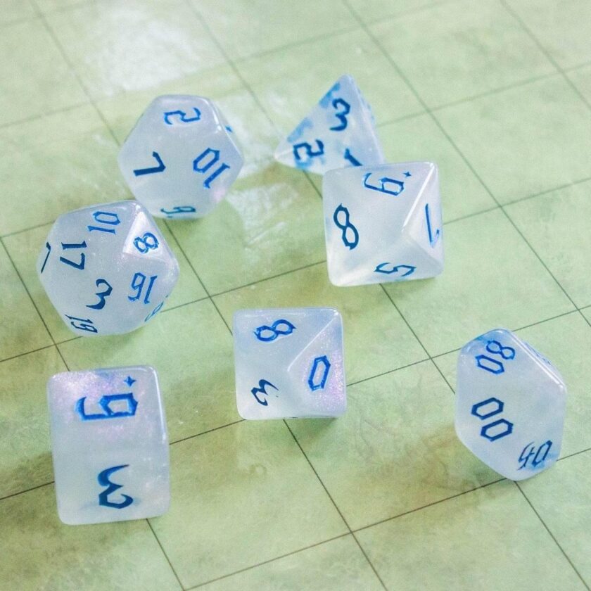 Blue Fog Dice Set