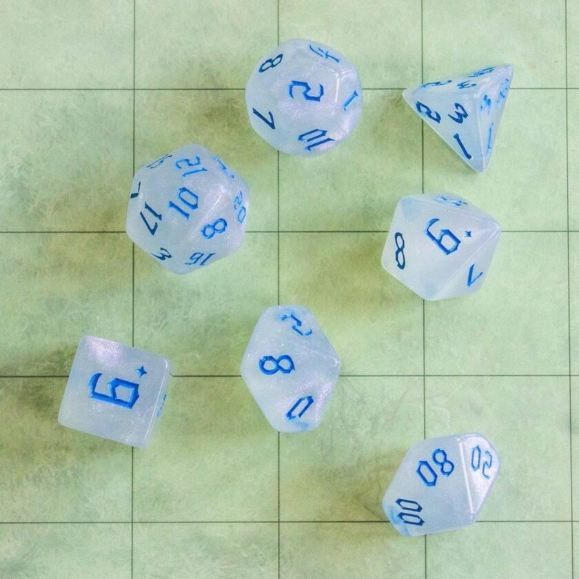 Blue Fog Dice Set - Image 2