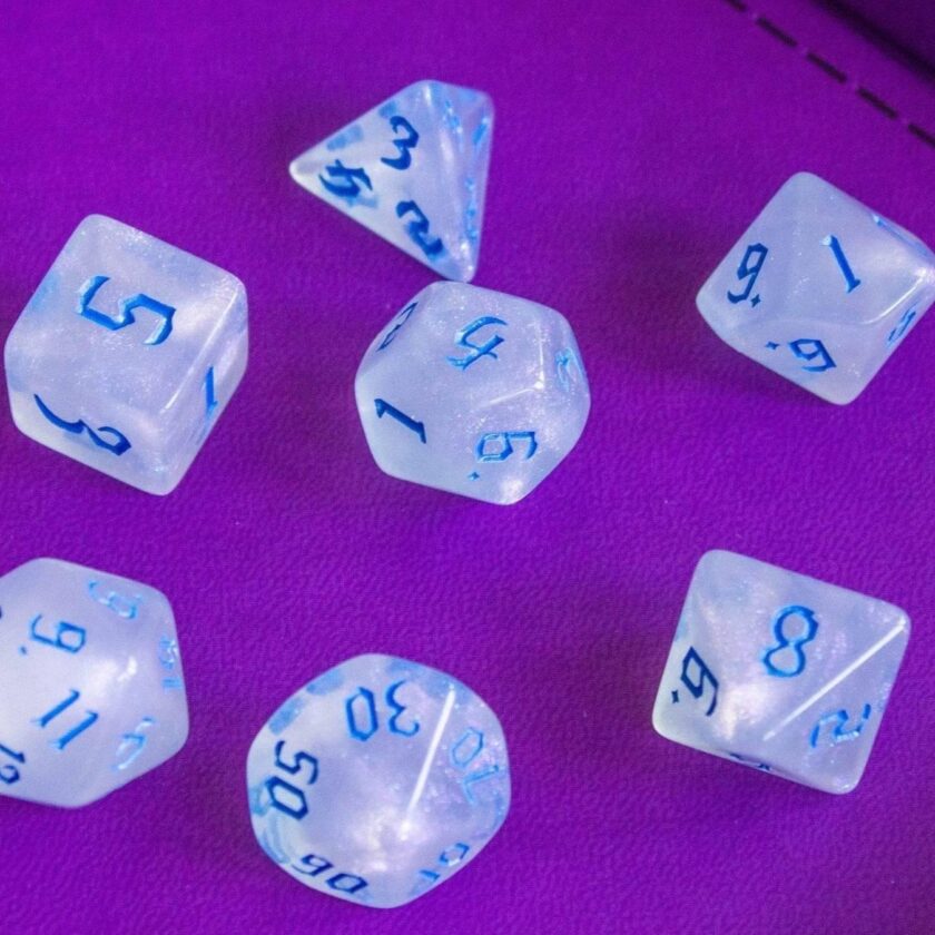 Blue Fog Dice Set - Image 4