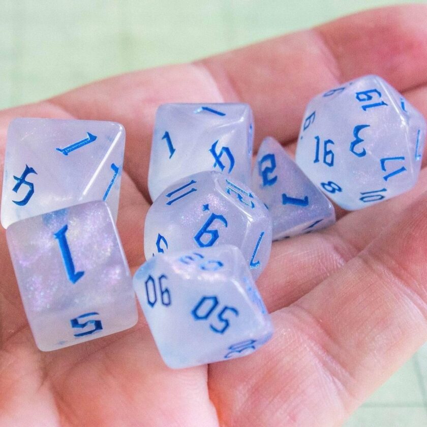 Blue Fog Dice Set - Image 6