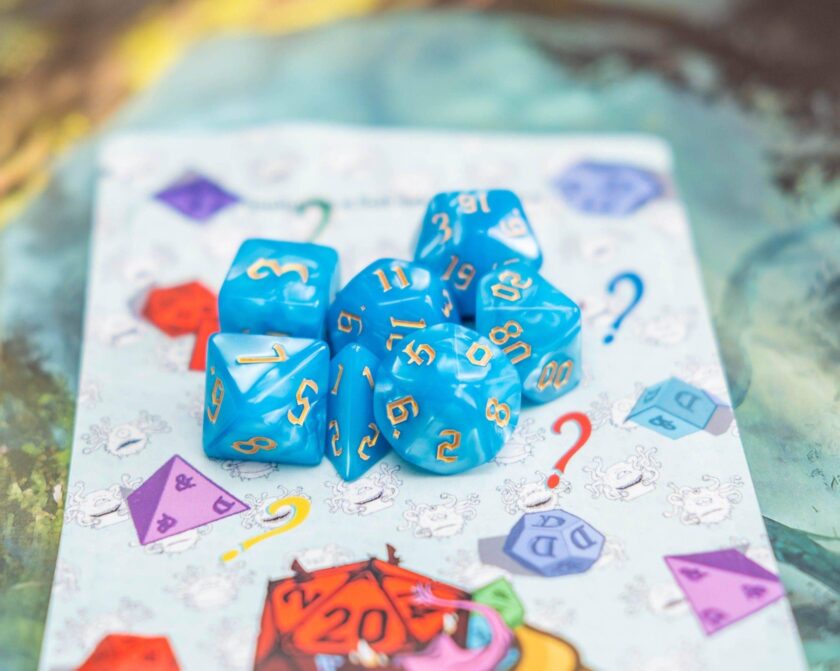 Blue Mist Dice Set - Image 2