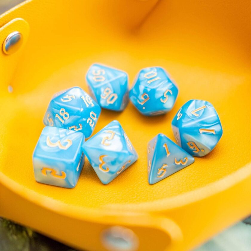 Blue Mist Dice Set - Image 3