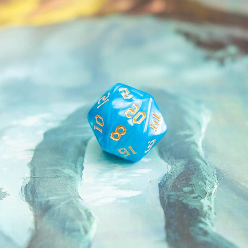 Blue Mist Dice Set - Image 7