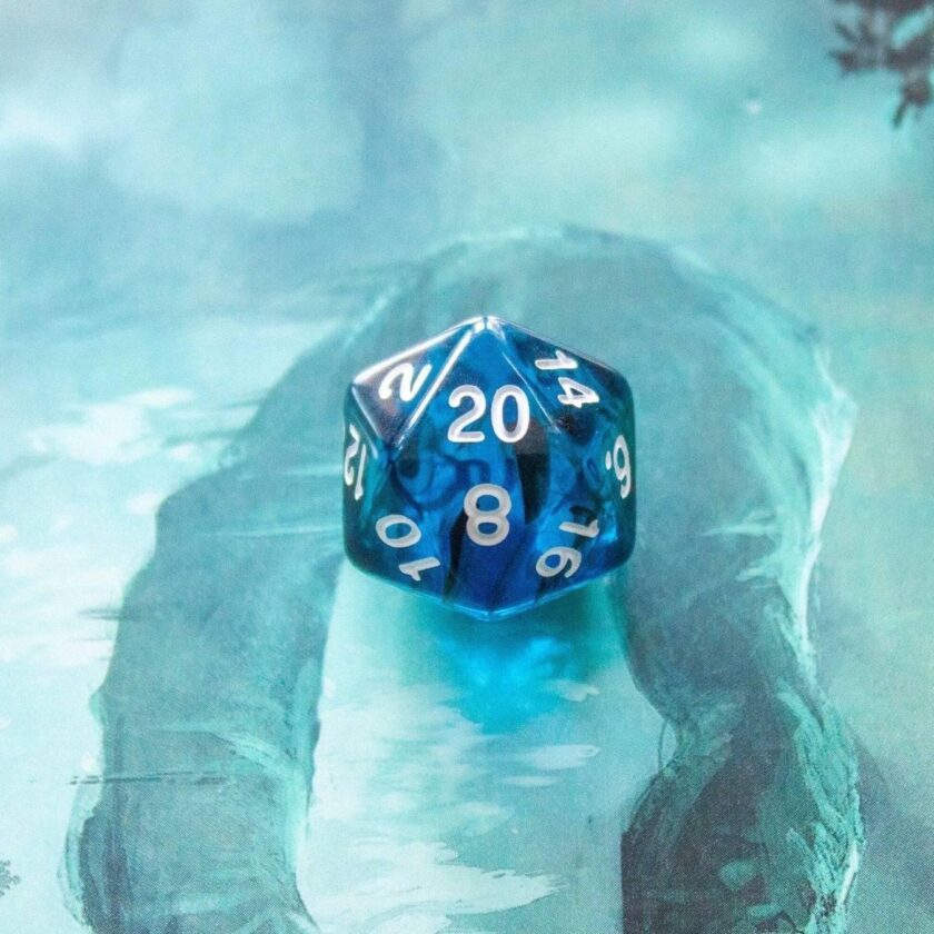 Blue Smoke Dice Set - Image 7