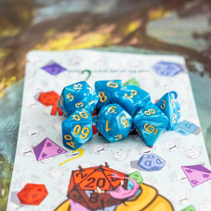 Blue Spirit Dice Set - Image 2