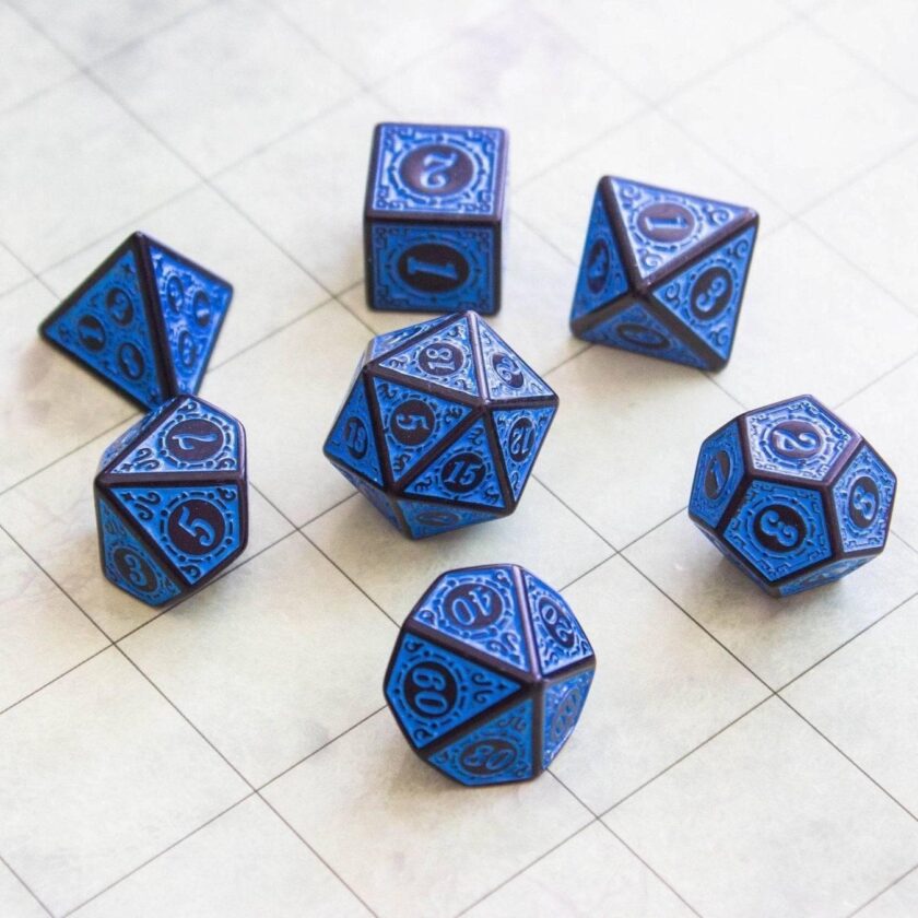 Blue Zoltar Dice Set - Image 3