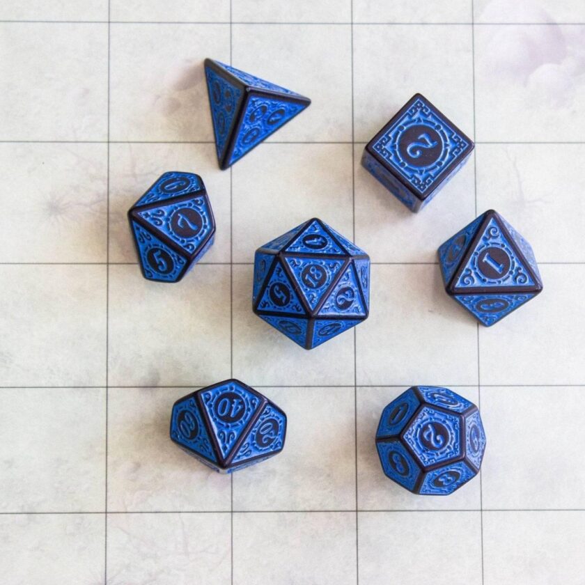 Blue Zoltar Dice Set - Image 4