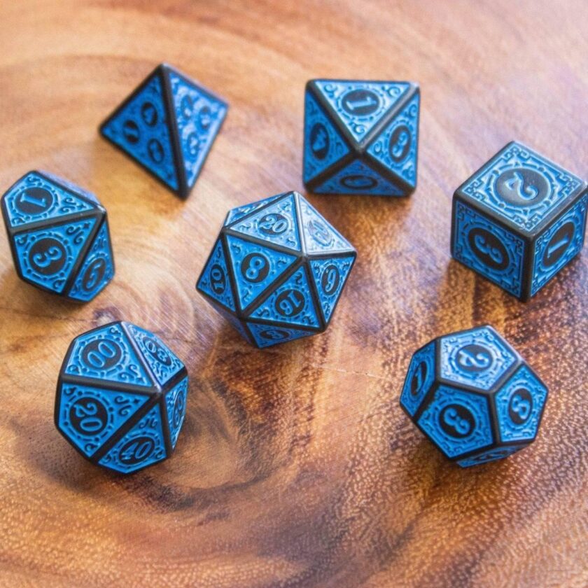 Blue Zoltar Dice Set - Image 6