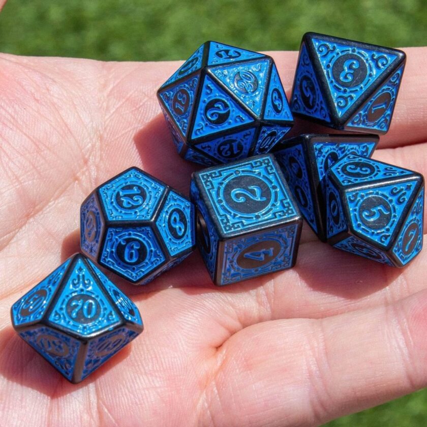 Blue Zoltar Dice Set - Image 2