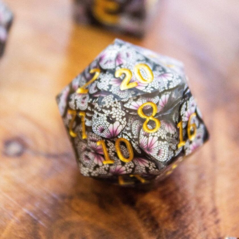 Butterfly Sharp Edge Dice Set - Image 6