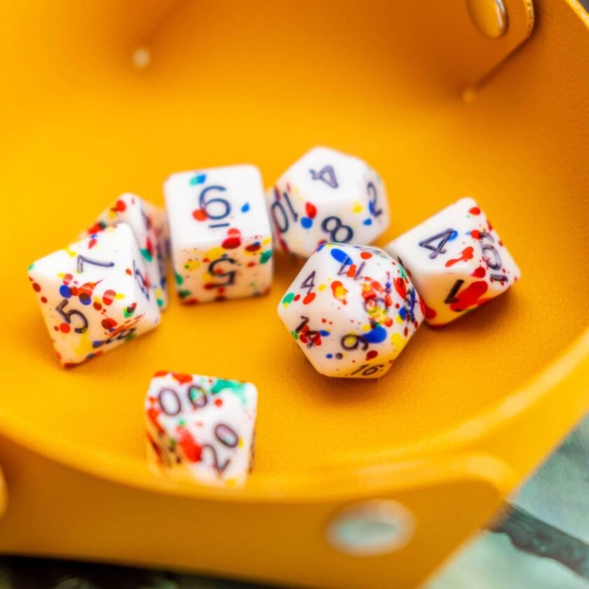 Clown Multi-Coloured Dice Set