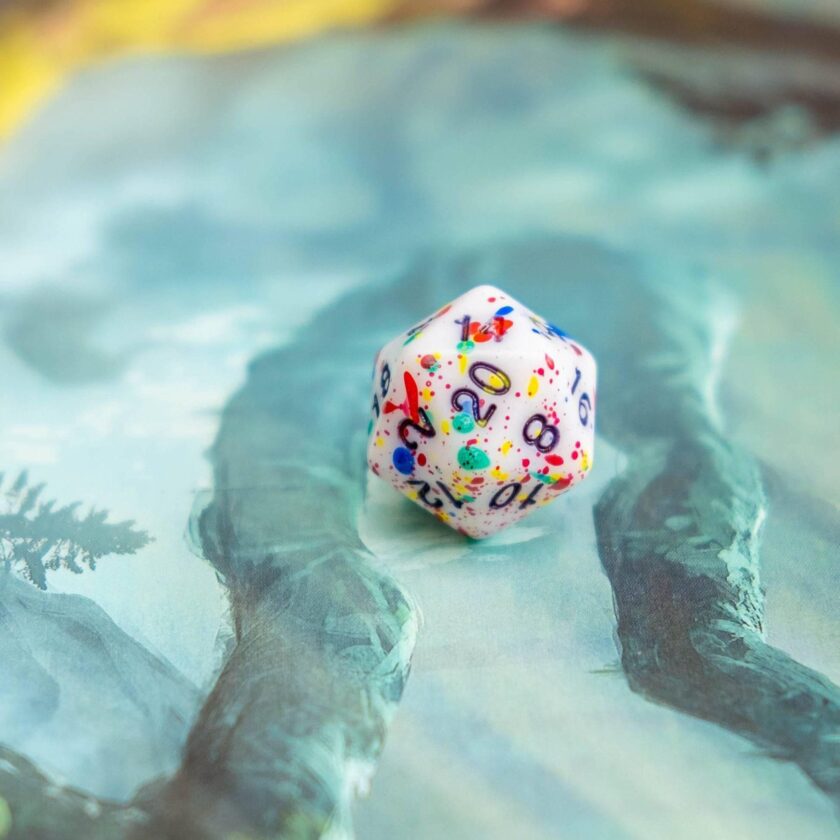 Clown Multi-Coloured Dice Set - Image 7