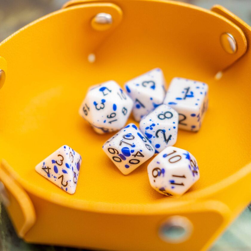 Blue Splatter Dice - Image 4