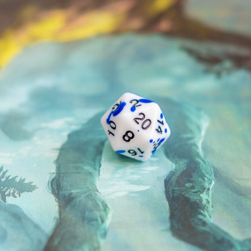 Blue Splatter Dice - Image 7