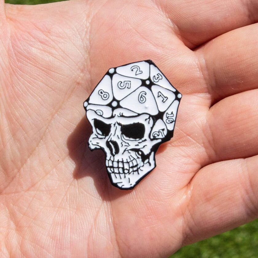 D20 Skull Pin - Image 4