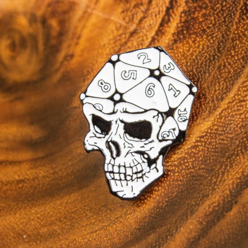 D20 Skull Pin - Image 5