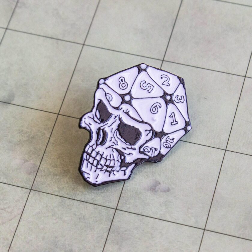 D20 Skull Pin - Image 6