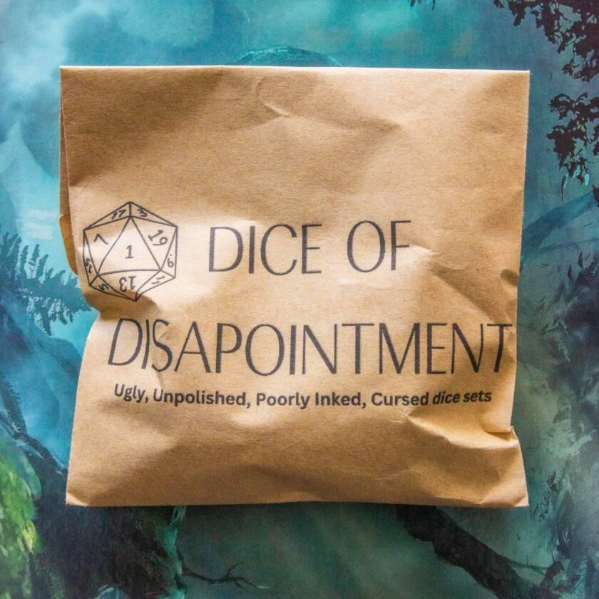 Dice of Disappointment - Funny Dice