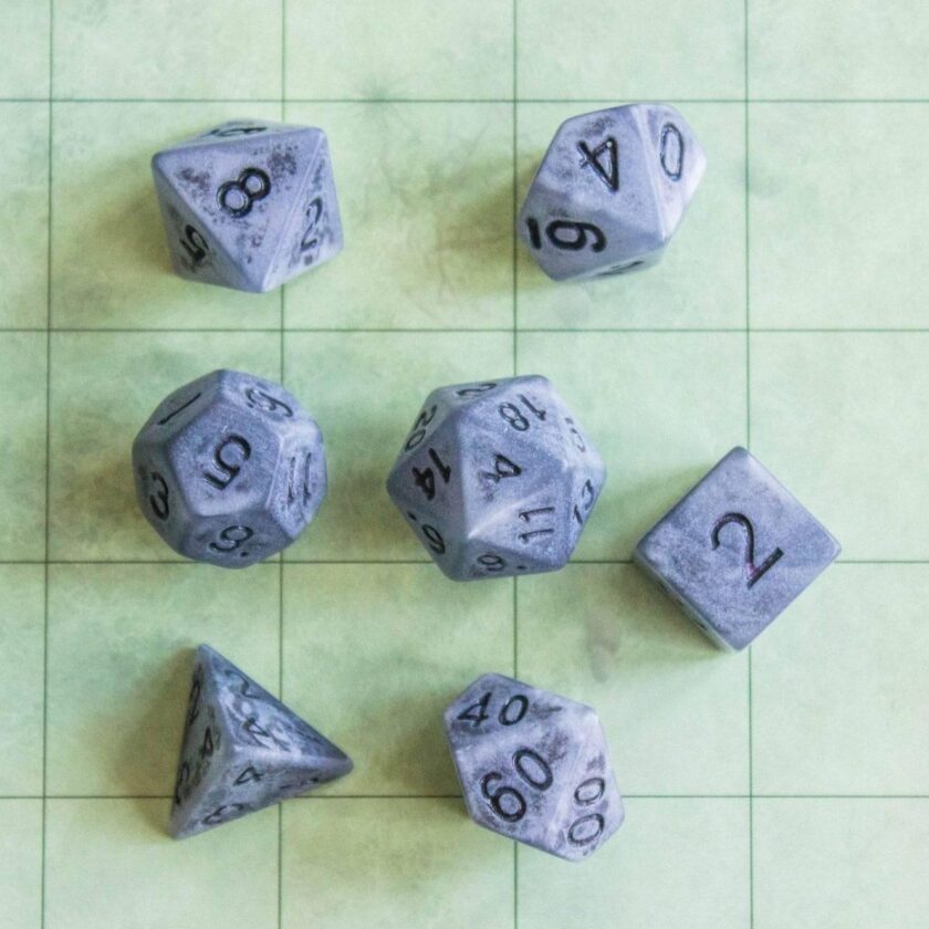 Tombstone Pastel Grey Dice - Image 4