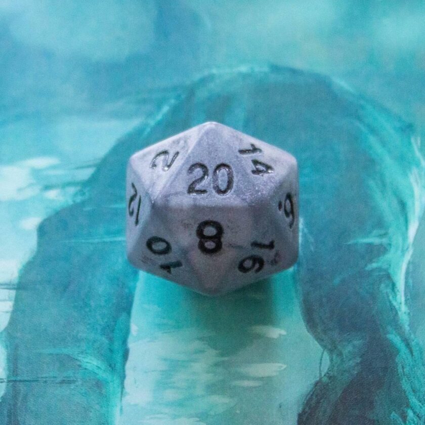 Tombstone Pastel Grey Dice - Image 5