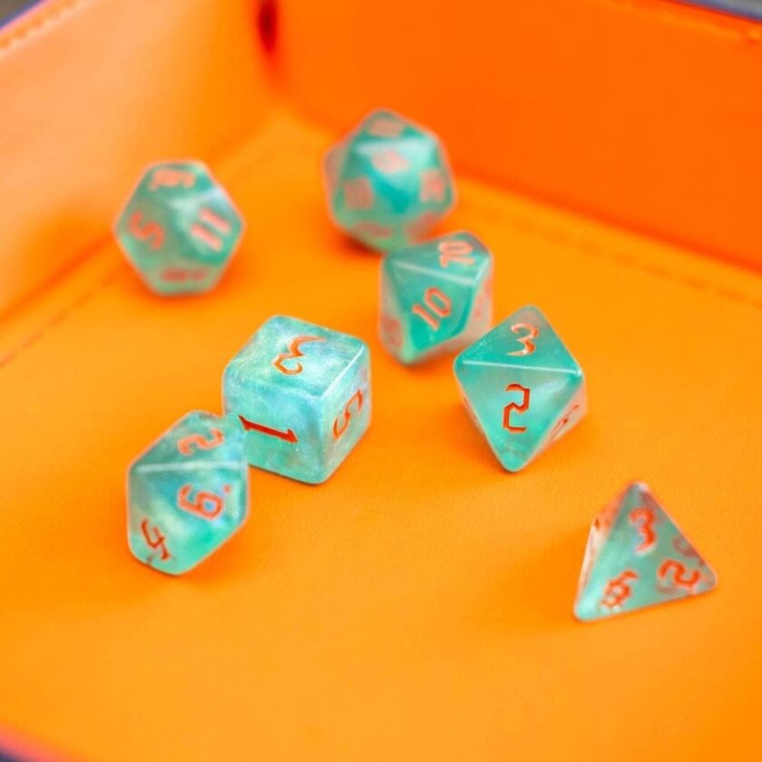 Emerald Fog Dice Set