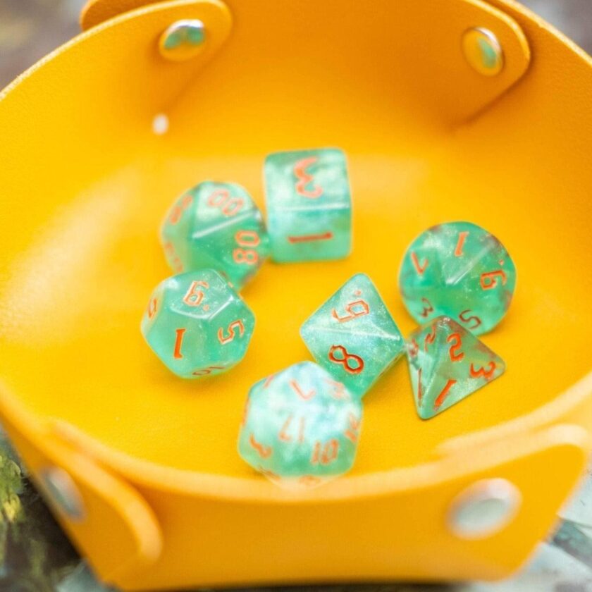 Emerald Fog Dice Set - Image 4