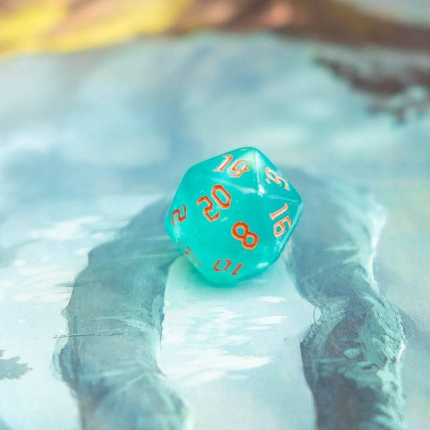 Emerald Fog Dice Set - Image 7