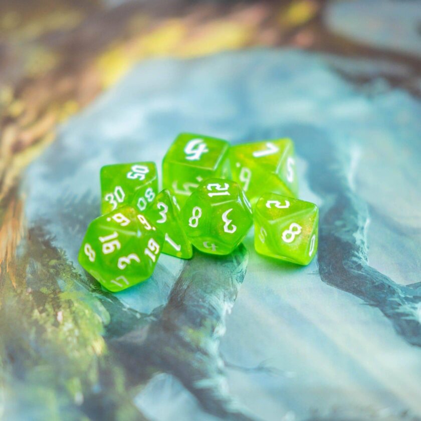 Fern Fog Green Dice Set - Image 5