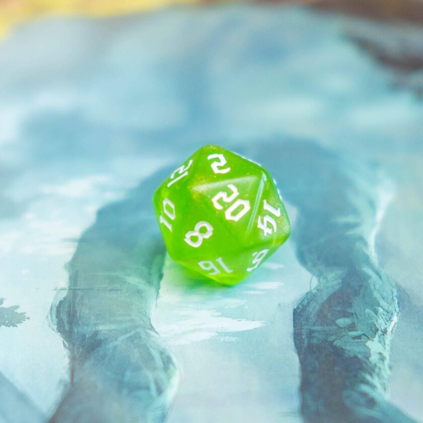 Fern Fog Green Dice Set - Image 7