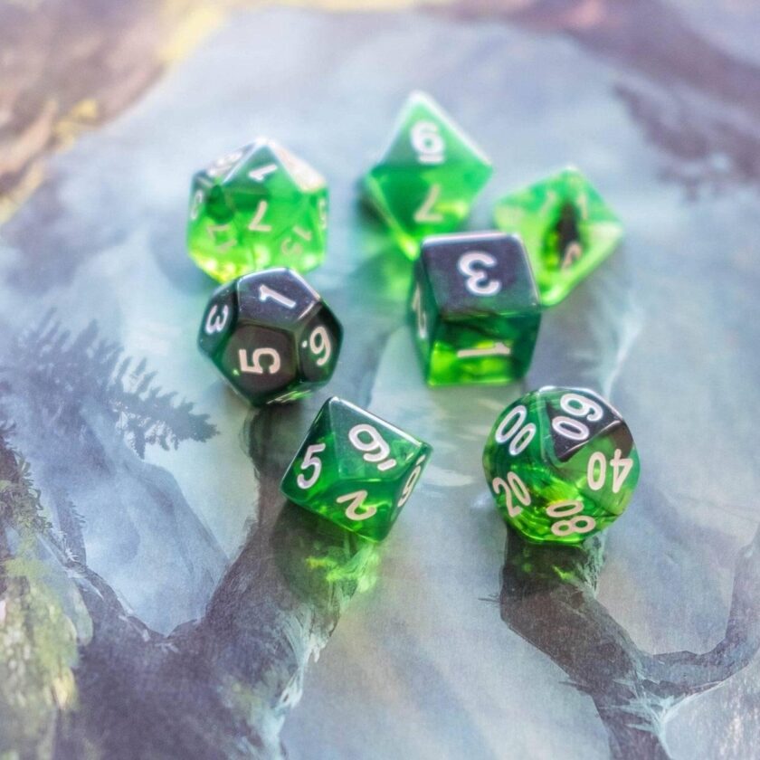 Green Smoke Dice Set - Image 3